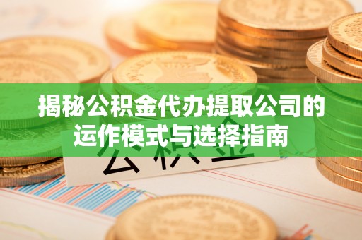 宁都揭秘公积金代办提取公司的运作模式与选择指南