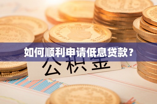 宁都如何顺利申请低息贷款？
