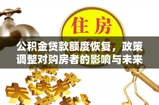 宁都公积金贷款额度恢复，政策调整对购房者的影响与未来展望