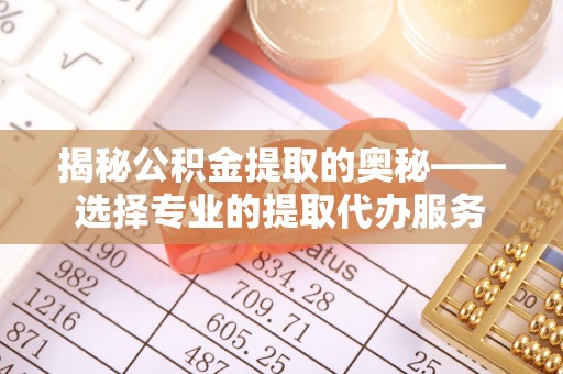 宁都揭秘公积金提取的奥秘——选择专业的提取代办服务