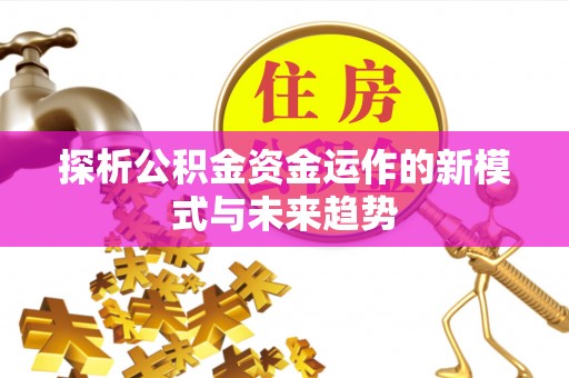宁都探析公积金资金运作的新模式与未来趋势